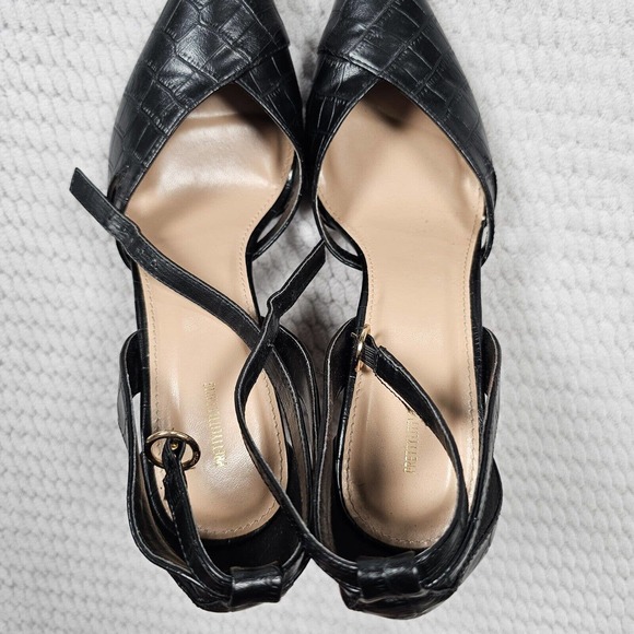 Pretty Little Things Heels Womens US 7 Black Pump UK 5 - Picture 6 of 9